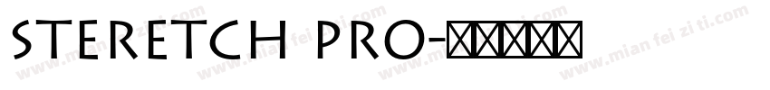STERETCH PRO字体转换